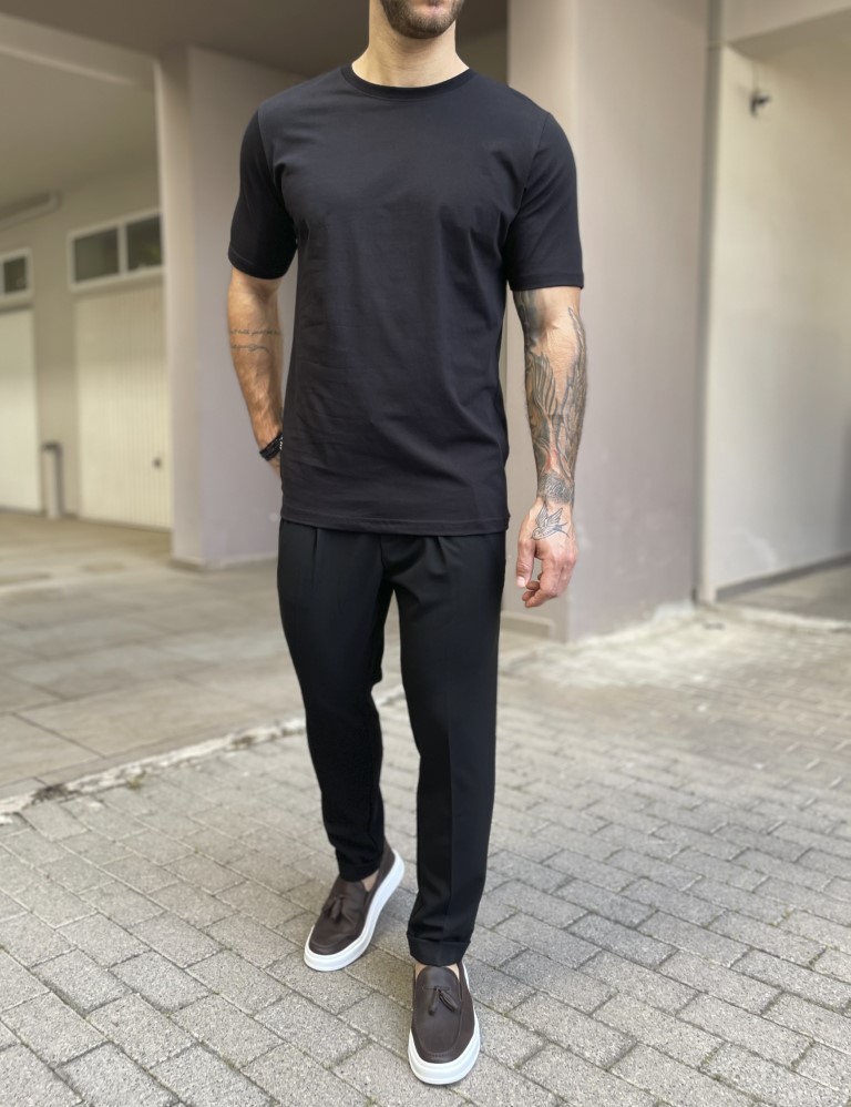 NDC ανδρική μαύρη κοντομάνικη μπλούζα 252905 φωτογραφία